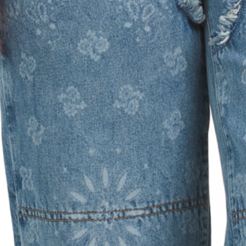 TRIARCHY Birkin Chap Mid Rise Straight Leg Pants - Picture 4 of 4